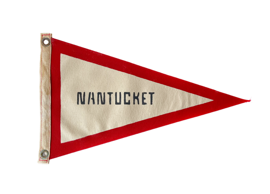 Nantucket Pennant - Red Trim