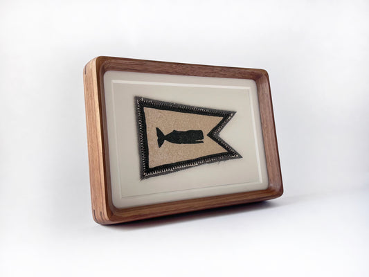 Whaling Burgee Framed Patch