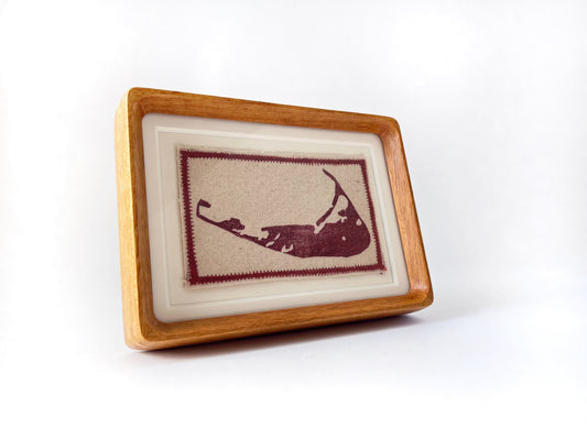 Nantucket Island Framed Patch