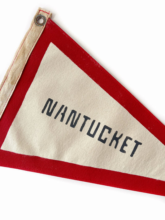 Nantucket Pennant - Red Trim